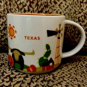 Starbucks You Are Here Texas mug.